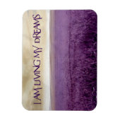 「夢を生きる」モチベーション肯定柔軟 マグネット (縦)