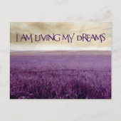 「夢を生きる」モチベーション肯定 ポストカード (正面)