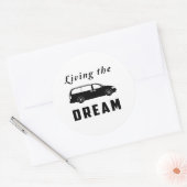 夢を生きる ラウンドシール (封筒)