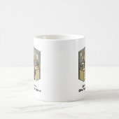 夢を生きる。悪夢を一つずつ。 コーヒーマグカップ (中央)