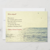 夢を生きる-結婚式への招待 招待状 (裏面)