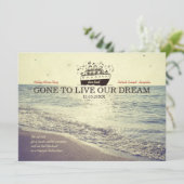 夢を生きる-結婚式への招待 招待状 (スタンド正面)