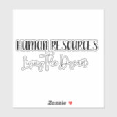 夢を生きるHR人材おもしろい シール (シート)