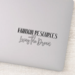 夢を生きるHR人材おもしろい シール