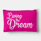 夢を生き感動的るやる気を起こさせる アクセサリーポーチ (裏面)