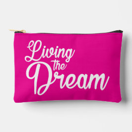 夢を生き感動的るやる気を起こさせる アクセサリーポーチ