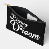 夢を生き感動的るやる気を起こさせる アクセサリーポーチ (見開き)