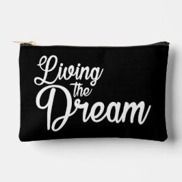 夢を生き感動的るやる気を起こさせる アクセサリーポーチ