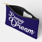 夢を生き感動的るやる気を起こさせる アクセサリーポーチ (見開き)