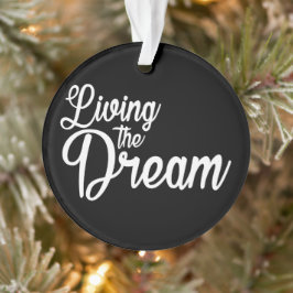 夢を生き感動的るやる気を起こさせる オーナメント