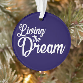 夢を生き感動的るやる気を起こさせる オーナメント