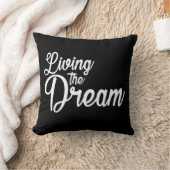 夢を生き感動的るやる気を起こさせる クッション (ブランケット)