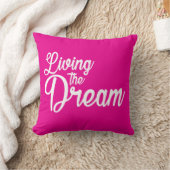 夢を生き感動的るやる気を起こさせる クッション (ブランケット)