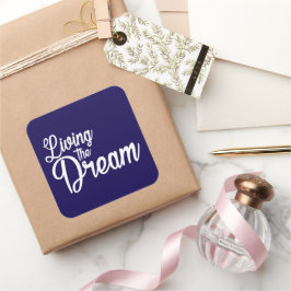 夢を生き感動的るやる気を起こさせる スクエアシール