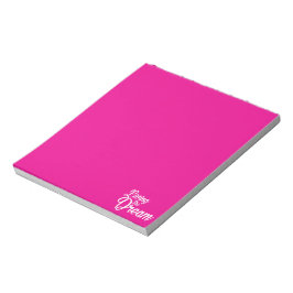 夢を生き感動的るやる気を起こさせる ノートパッド