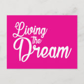 夢を生き感動的るやる気を起こさせる ポストカード (正面)