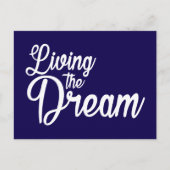 夢を生き感動的るやる気を起こさせる ポストカード (正面)