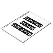 夢を発見しますノートを探検して下さい ノートブック (左側)