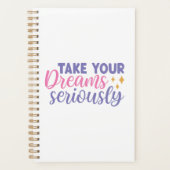 夢を真剣に見る プランナー手帳 (正面)