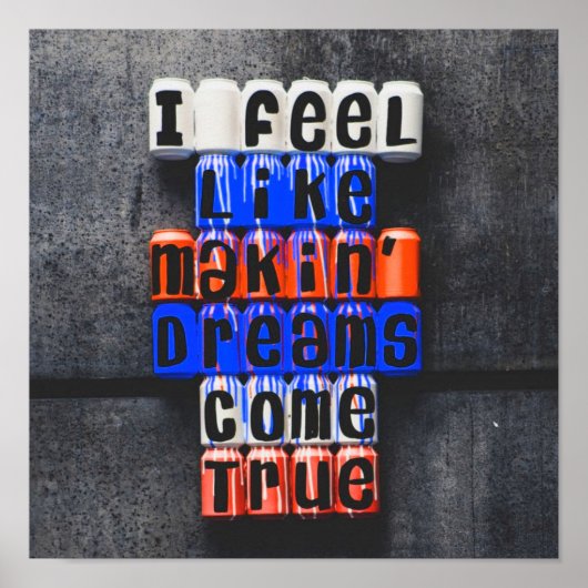 夢を真来にするやる気を起こさせること ポスター (正面)