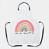 夢を真来の虹にする エプロン (正面)