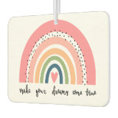 夢を真来の虹にする カーエアーフレッシュナー (左)