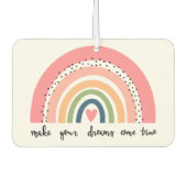 夢を真来の虹にする カーエアーフレッシュナー (正面)