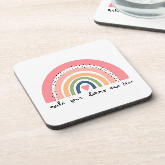 夢を真来の虹にする コースター (左側)