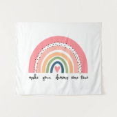 夢を真来の虹にする タペストリー (正面(横))