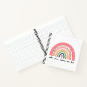 夢を真来の虹にする ノートブック (内部)