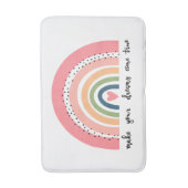 夢を真来の虹にする バスマット (正面縦)