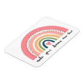 夢を真来の虹にする マグネット (左側)