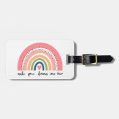 夢を真来の虹にする ラゲッジタグ (正面横)