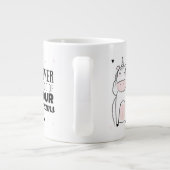 夢を絶対に放さない ジャンボコーヒーマグカップ (裏面)