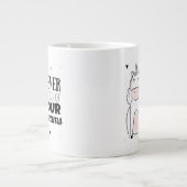 夢を絶対に放さない ジャンボコーヒーマグカップ (正面)