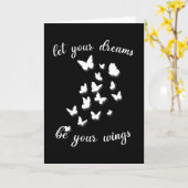 夢を翼にして カード (黄色い花)