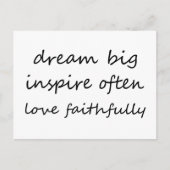 夢を育む 愛 ポストカード (正面)