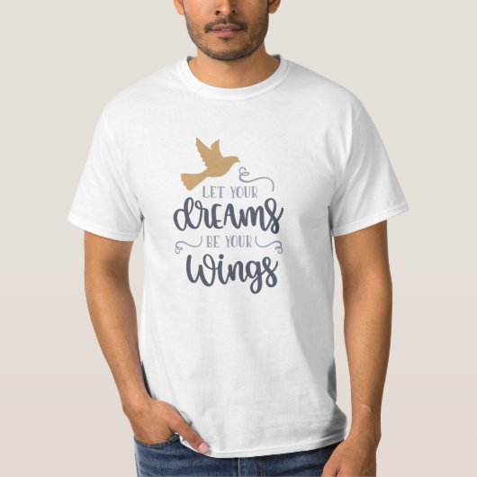 夢を自由に Tシャツ (正面)