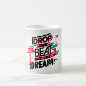 夢を落とさずビートを刻め コーヒーマグカップ (中央)