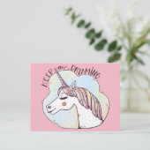 夢を見お洒落るユニコーン ポストカード (スタンド正面)