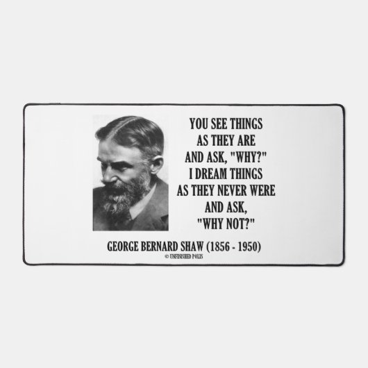 夢を見たことがない頼の理由は？ショークテ デスクマット (正面)