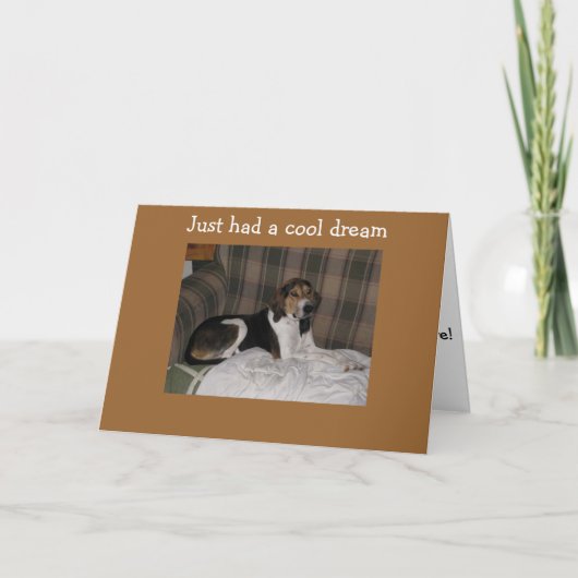 夢を見た40歳!私じゃない! カード (正面)