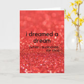 夢を見た カード (黄色い花)