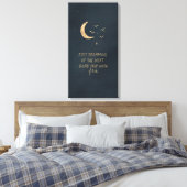 夢を見ているだけで キャンバスプリント (インサイチュ (寝室))