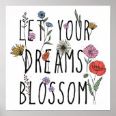 夢を見てフローラ感動的 ポスター (正面)