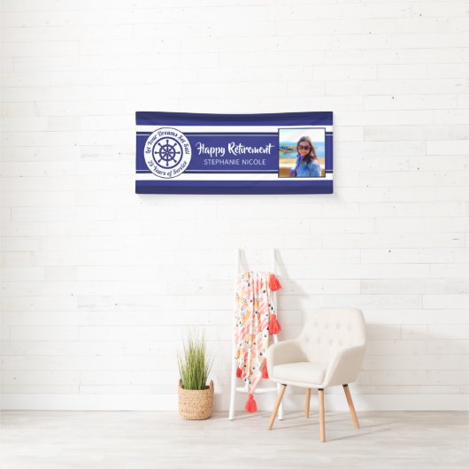 夢を見て撮影航海の退職 横断幕 (インサイチュ)