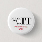 夢を見て望み叶う 缶バッジ (正面)