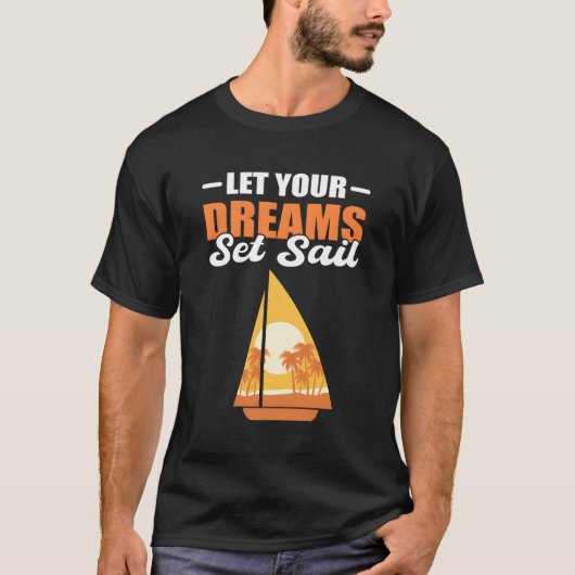 夢を見て船乗りをする Tシャツ (正面)