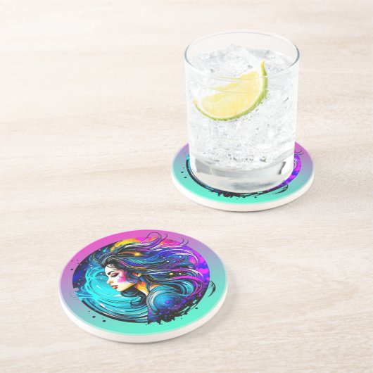 夢を見ないエテリアストップの美女 コースター (側面)