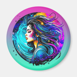 夢を見ないエテリアストップの美女 マグネット